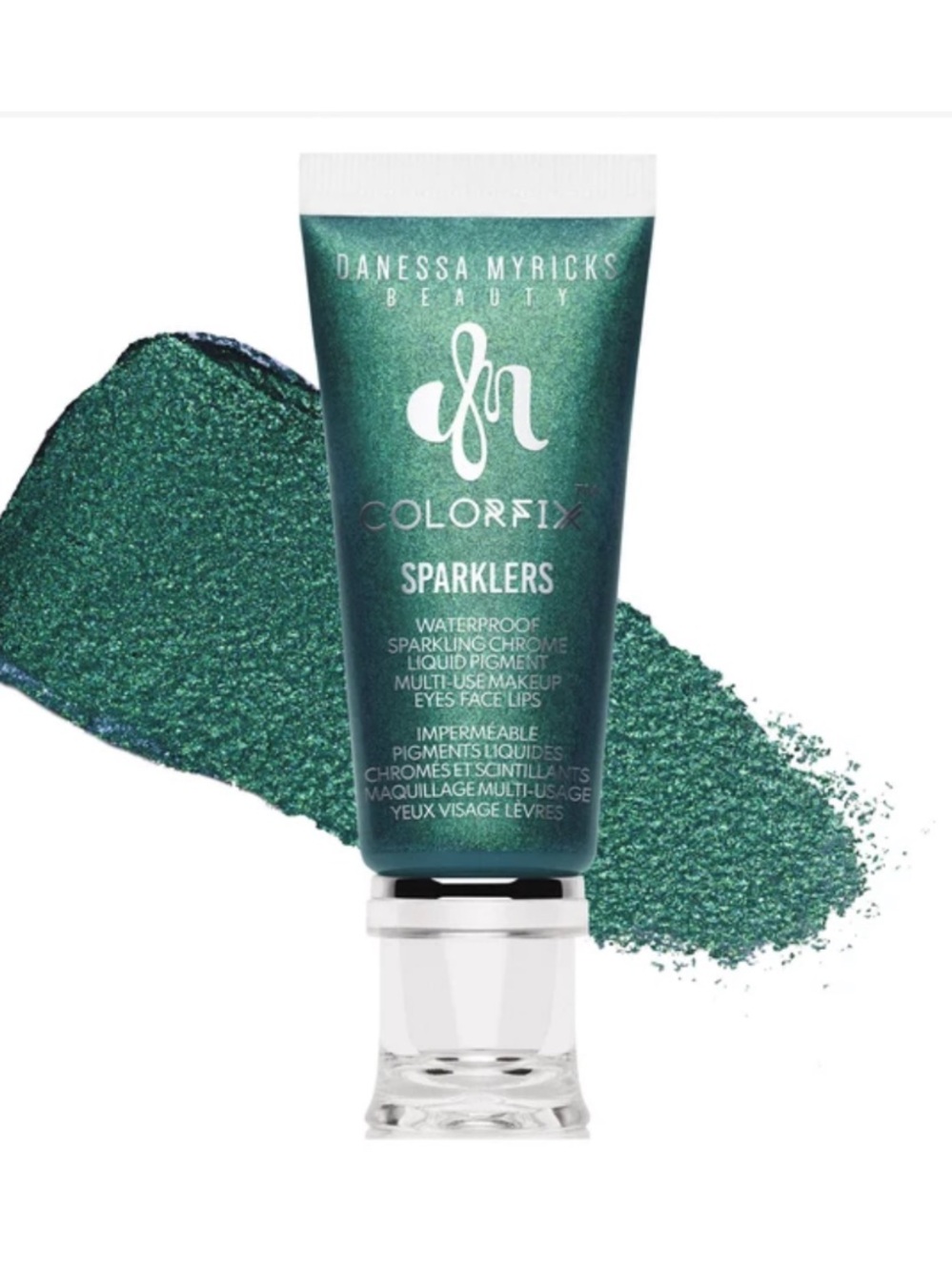 Danessa Myricks Colorfix Sparklers Pigment Paint Eyeshadow Evergreen BNIB